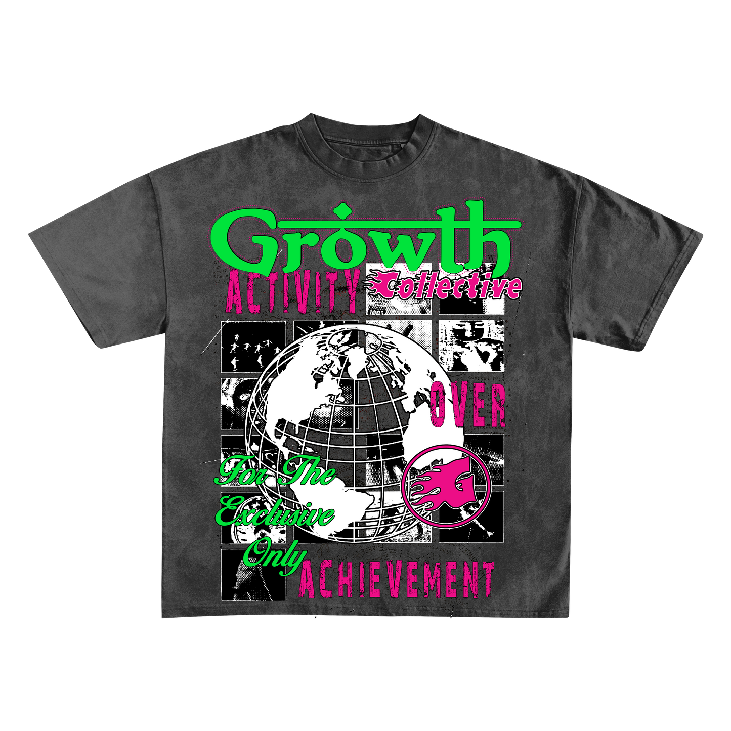 Smoke Grey “Activity over Achievement” Shirt